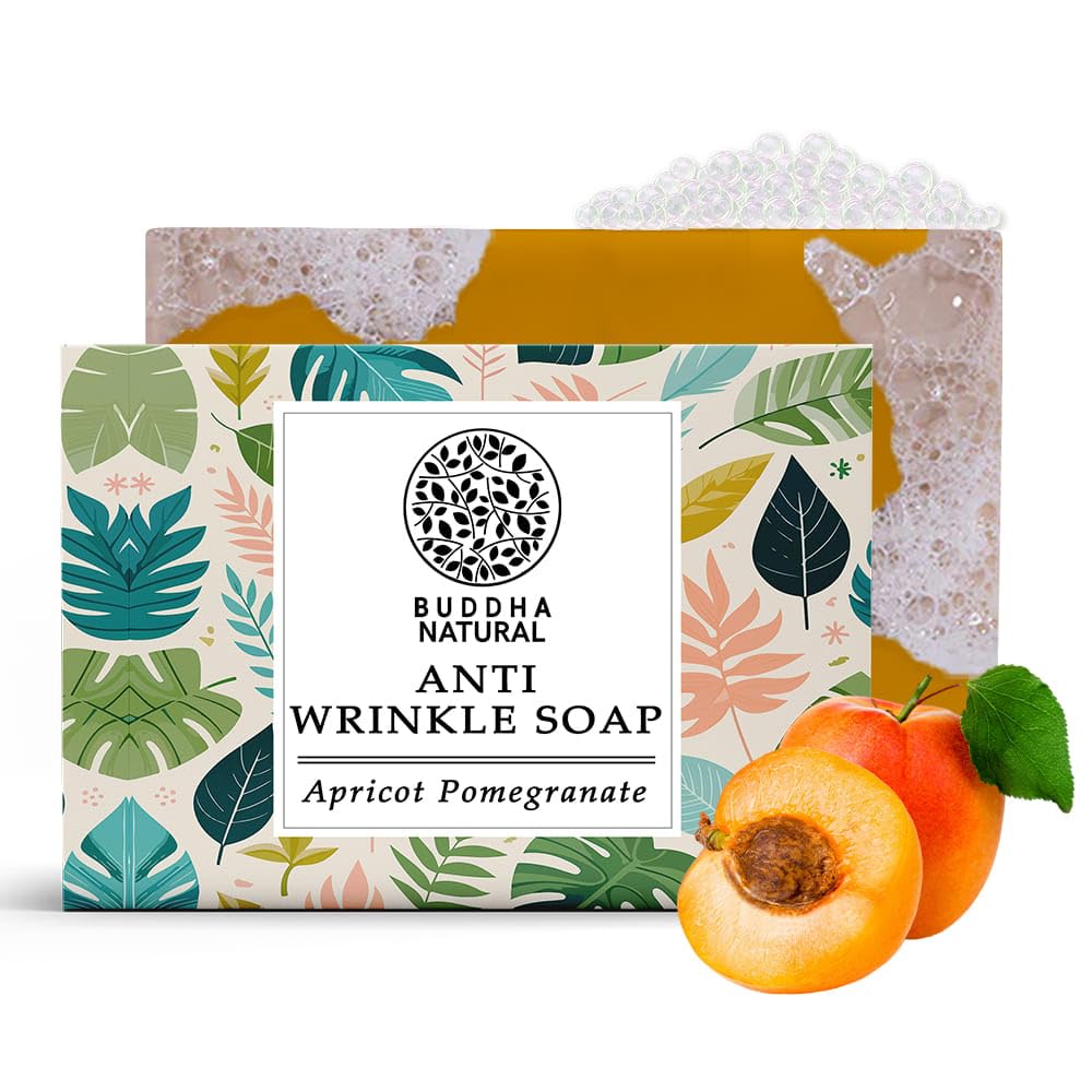 Picture of Buddha Natural Anti Wrinkle Soap - Anti Ageing to Reduce Wrinkles, Fine Lines - 100 GM