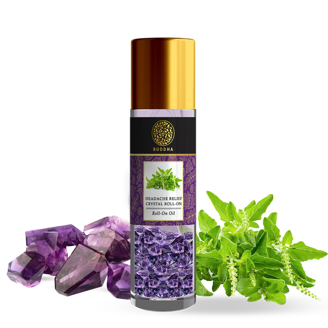 Show details for Buddha Natural Crystal Roll-On For Headache Relief - 10 ML Picture of Buddha Natural Crystal Roll-On For Headache Relief - 10 ML