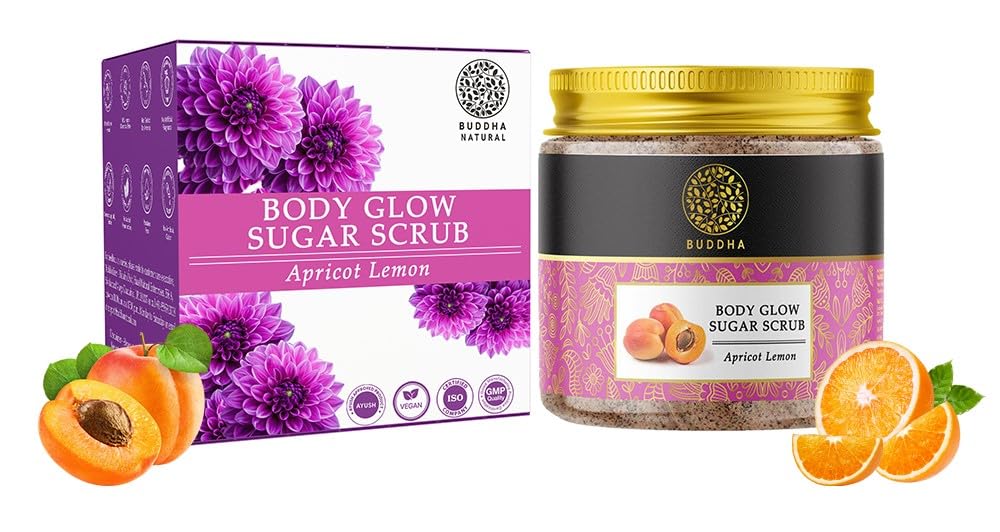 Picture of Buddha Natural Body Glow Sugar Scrub - 100 GM