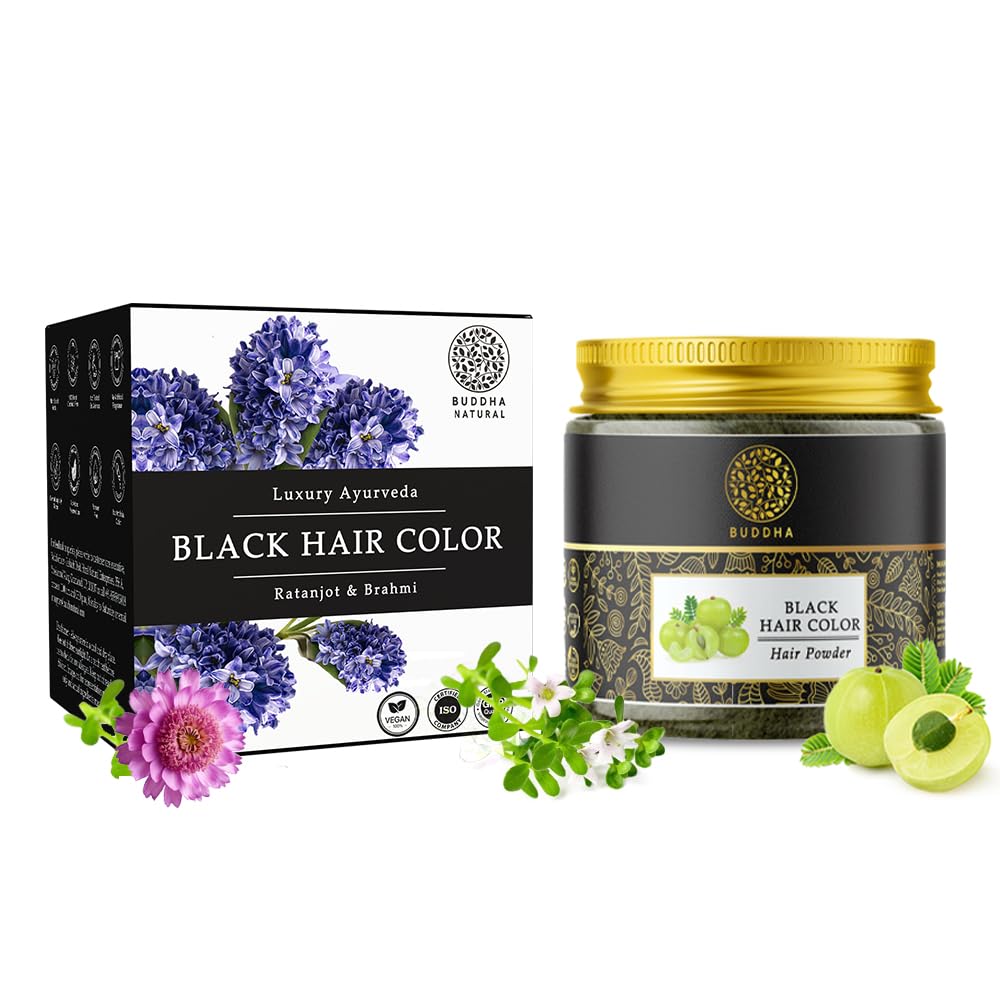 Show details for Buddha Natural Black Hair Color - 50 GM Picture of Buddha Natural Black Hair Color - 50 GM