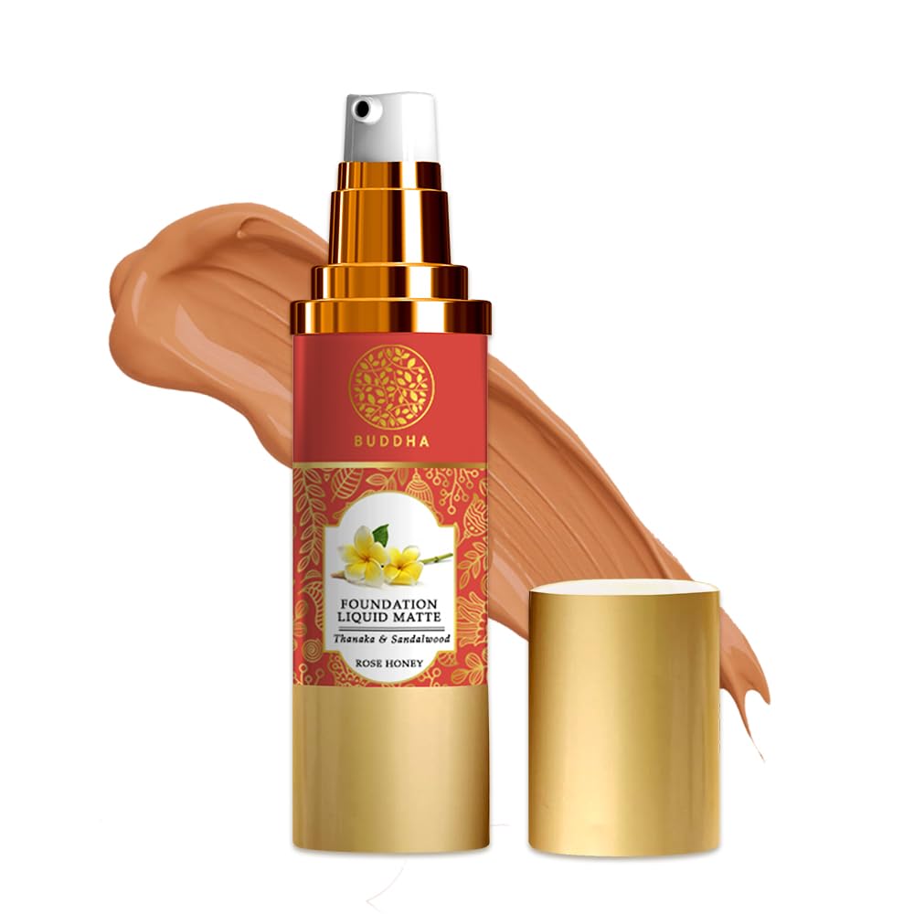 Picture of Buddha Natural Liquid Foundation Matte Rose Honey - 15 ML