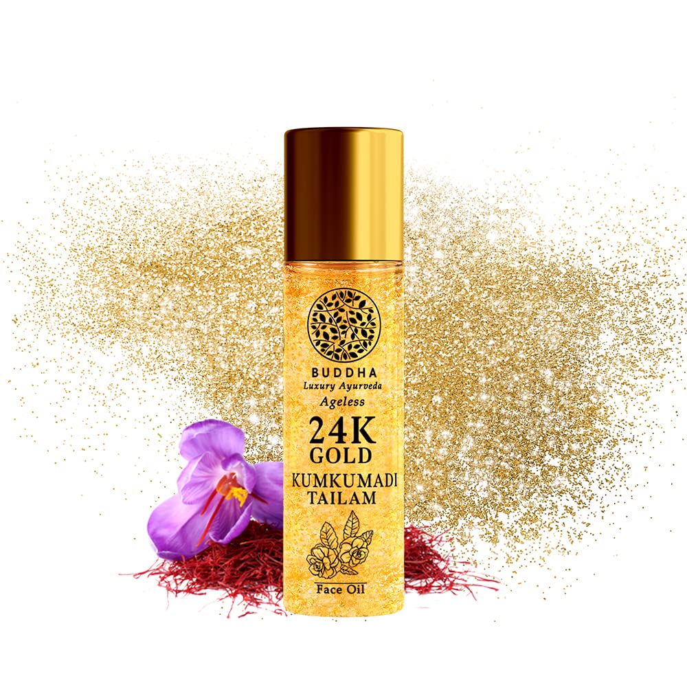 Show details for Buddha Natural 24k Gold Kumkumadi Oil - 7 ML Picture of Buddha Natural 24k Gold Kumkumadi Oil - 7 ML