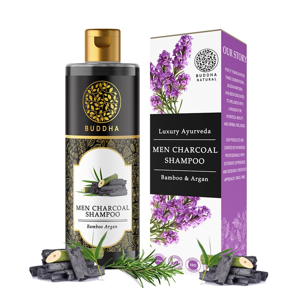 Show details for Buddha Natural Men Charcoal Shampoo - 200 ML Picture of Buddha Natural Men Charcoal Shampoo - 200 ML