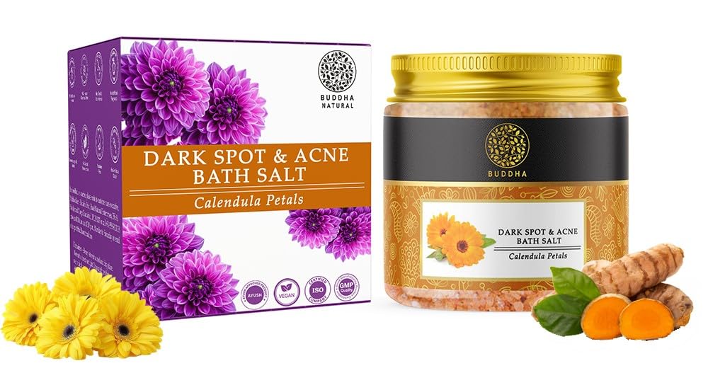 Picture of Buddha Natural Dark Spots & Acne Bath Salt - 100 GM