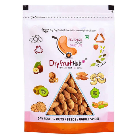 Picture of Dry Fruit Hub Almonds - 400 GM