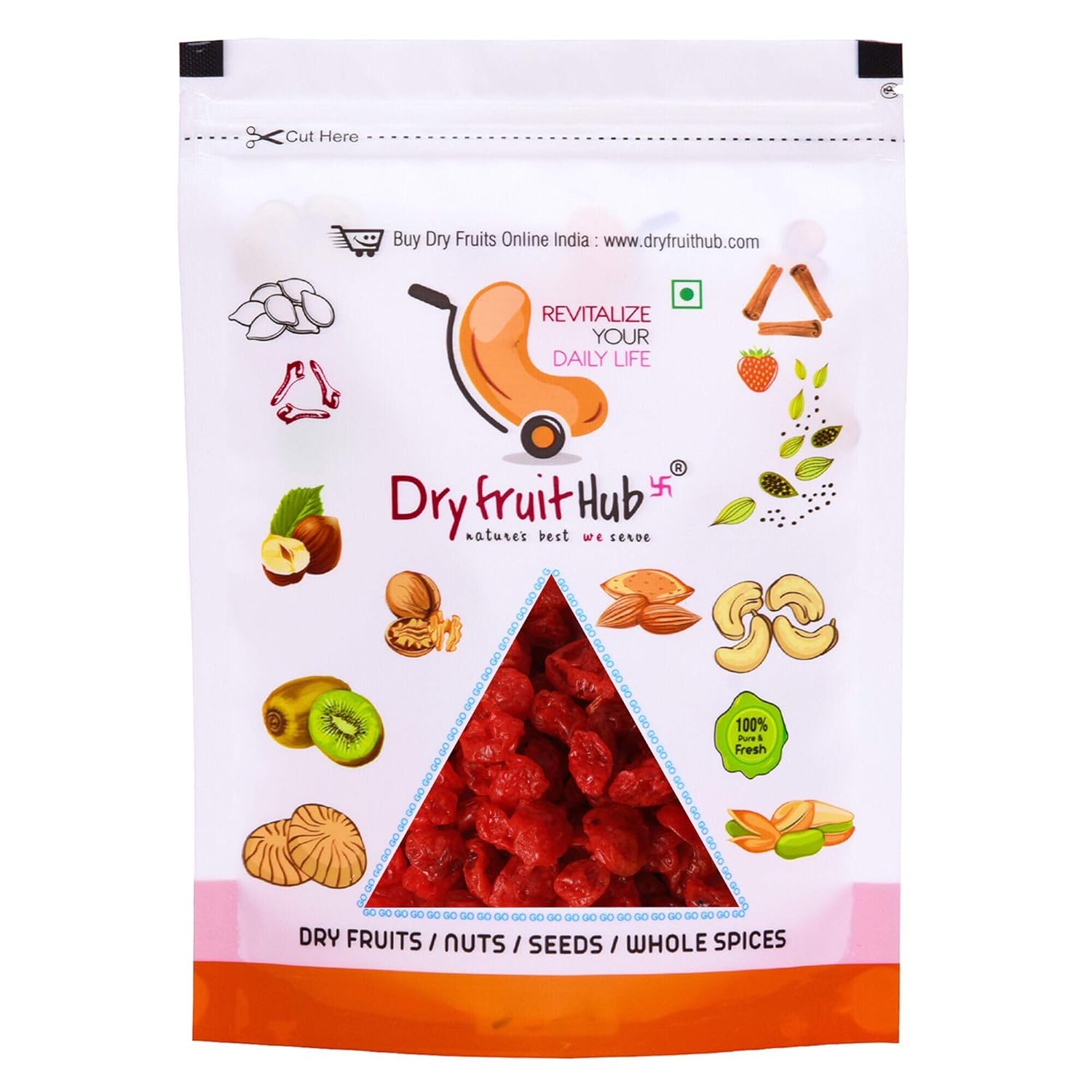 Show details for Dry Fruit Hub Dried Cherry - 400 GM Picture of Dry Fruit Hub Dried Cherry - 400 GM