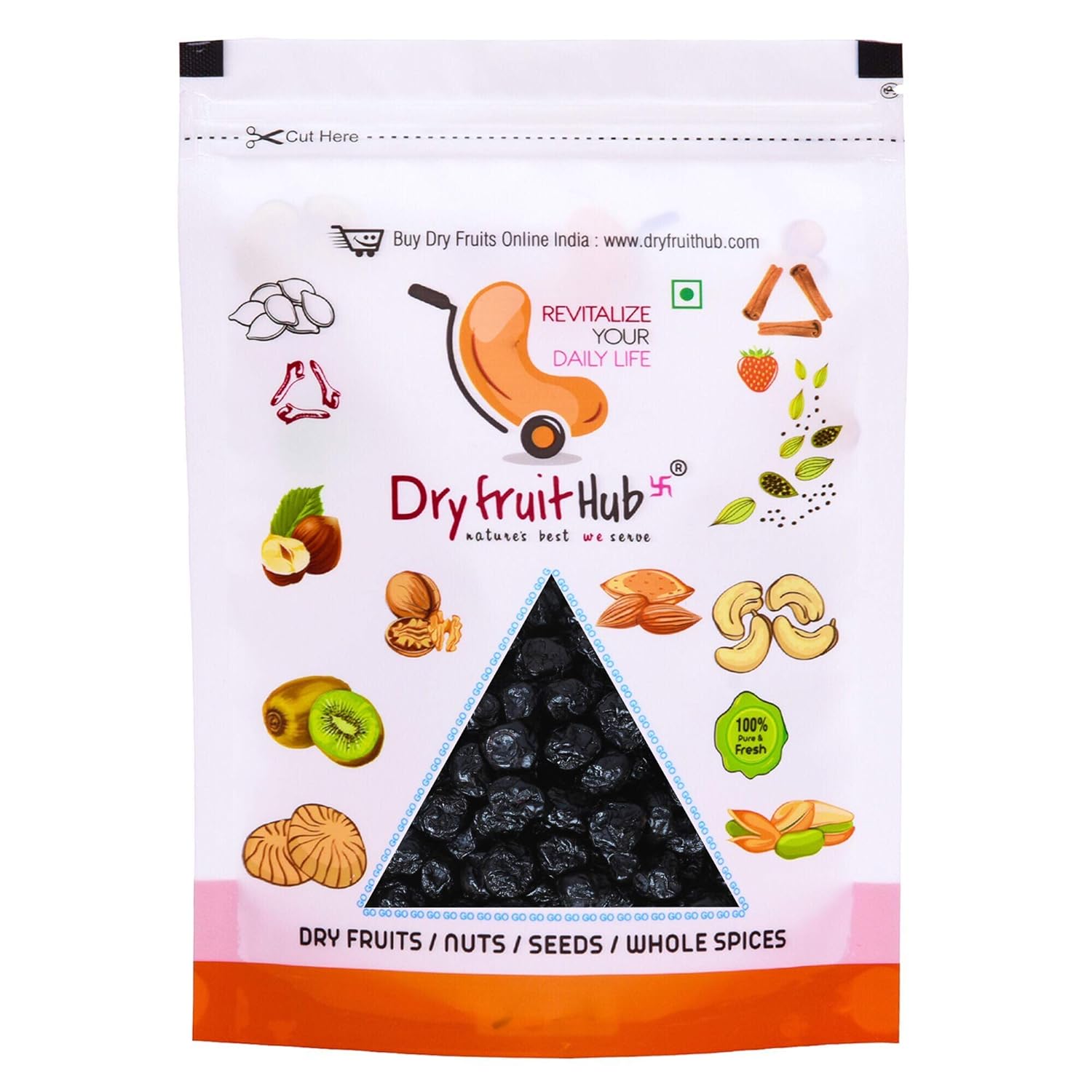 Picture of Dry Fruit Hub Dried Blueberries - 250 GM