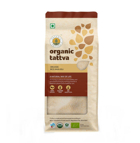 Picture of Organic Tattva Rice Rava Idli - 500 GM