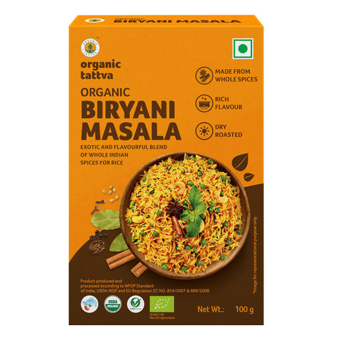 Show details for Organic Tattva Biryani Masala Powder - 100 GM Picture of Organic Tattva Biryani Masala Powder - 100 GM