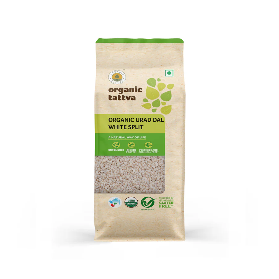 Show details for Organic Tattva Urad Dal White Split - 500 GM Picture of Organic Tattva Urad Dal White Split - 500 GM