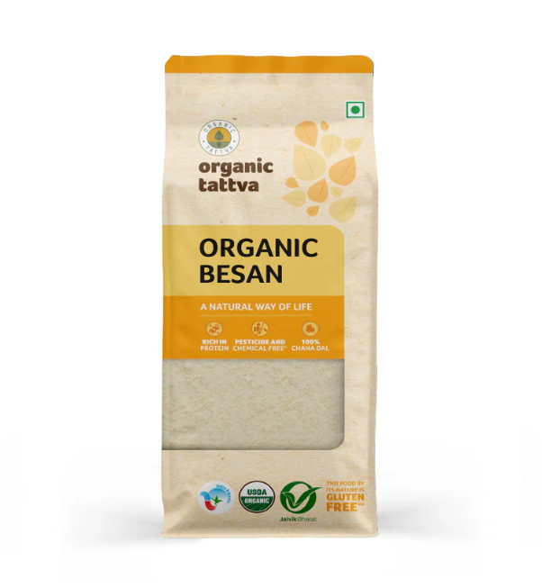 Picture of Organic Tattva Organic Besan - 500 GM