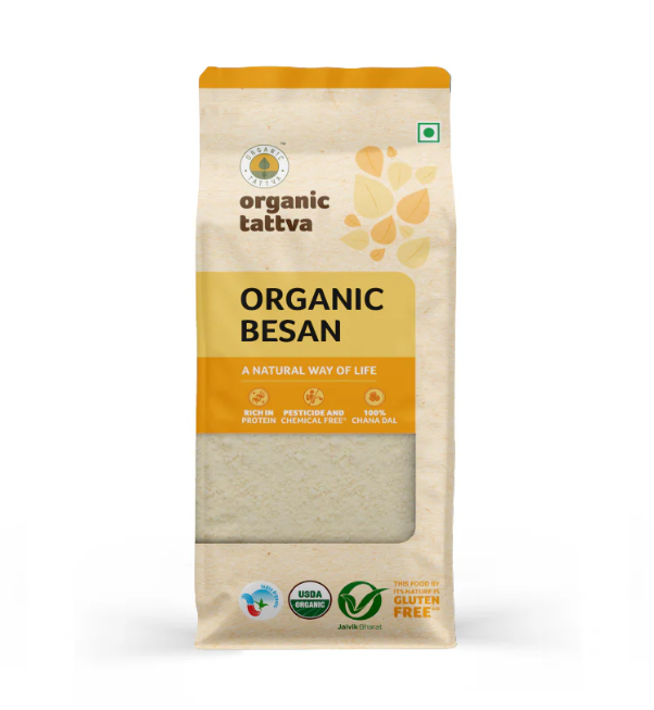 Show details for Organic Tattva Organic Besan - 500 GM Picture of Organic Tattva Organic Besan - 500 GM