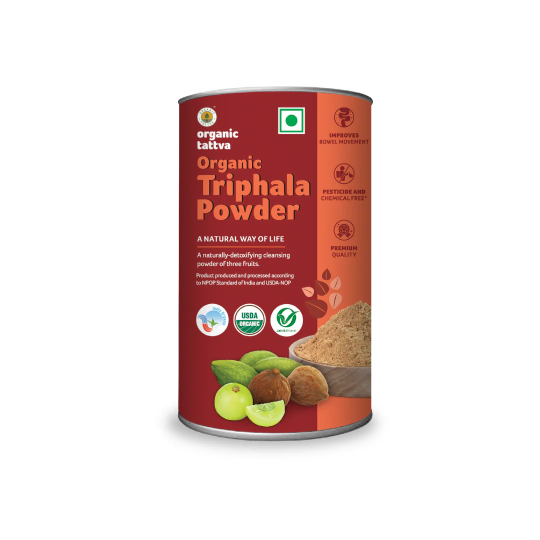 Show details for Organic Tattva Triphala Powder - 100 GM Picture of Organic Tattva Triphala Powder - 100 GM