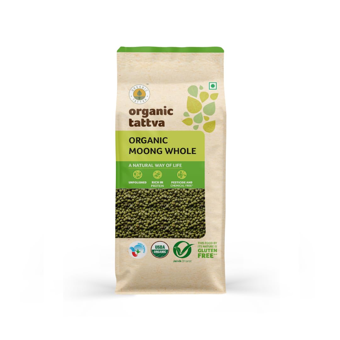 Show details for Organic Tattva Organic Moong Dal Whole - 1KG Picture of Organic Tattva Organic Moong Dal Whole - 1KG