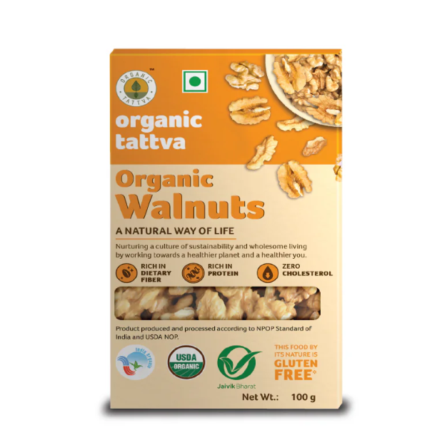 Picture of Organic Tattva Walnuts - 100 GM