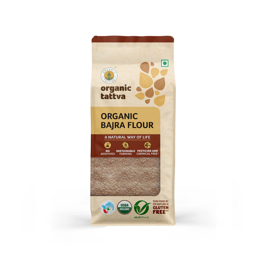 Show details for Organic Tattva Bajra Flour - 500 GM Picture of Organic Tattva Bajra Flour - 500 GM