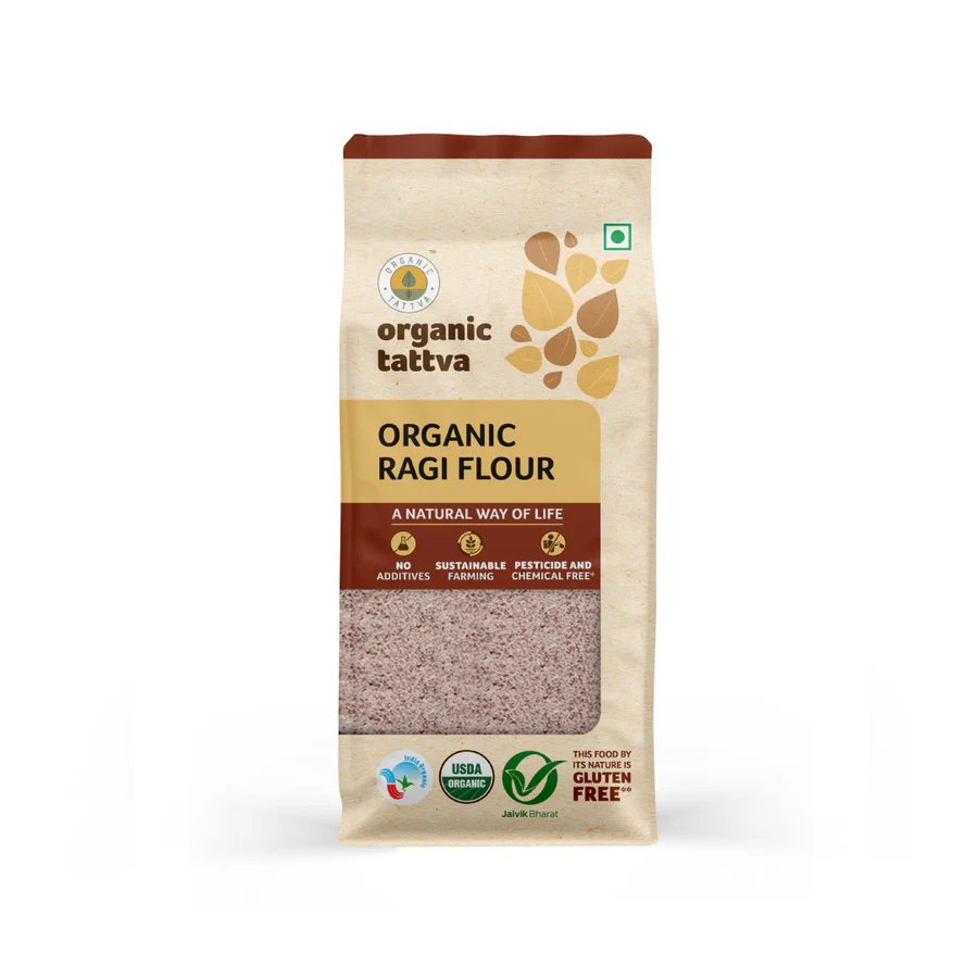 Picture of Organic Tattva Ragi Flour - 500 GM