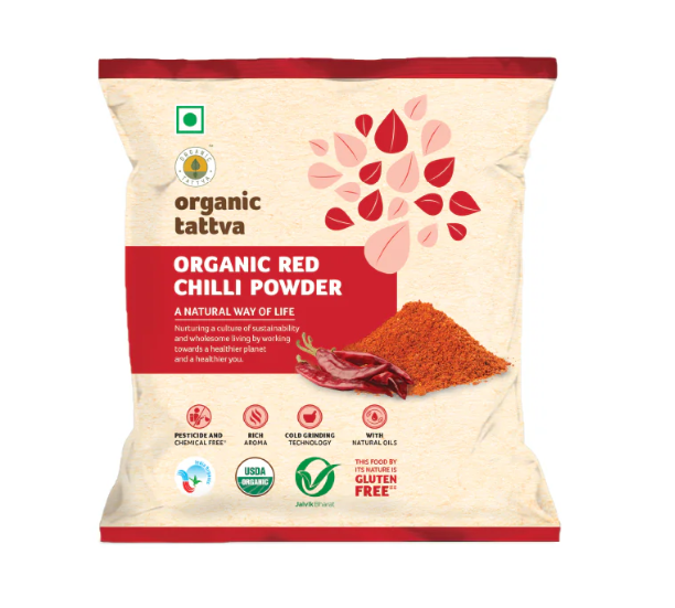 Picture of Organic Tattva Red Chilly Powder - 200 GM