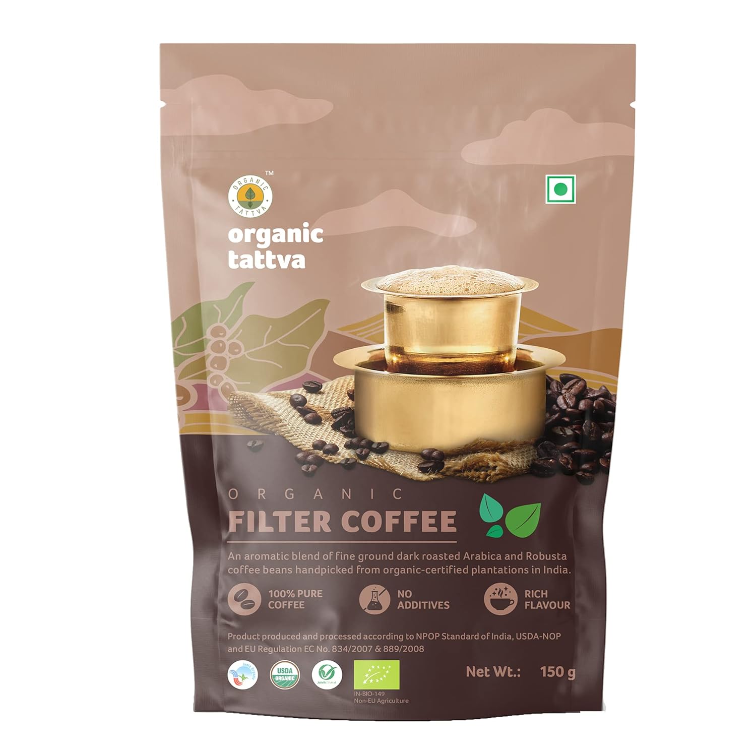 Picture of Organic Tattva Filter Coffee - 150 GM