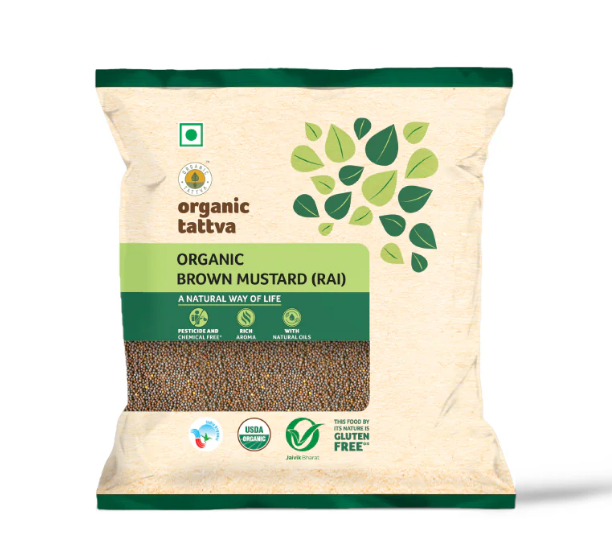 Picture of Organic Tattva Brown Mustard (Rai) - 100 GM