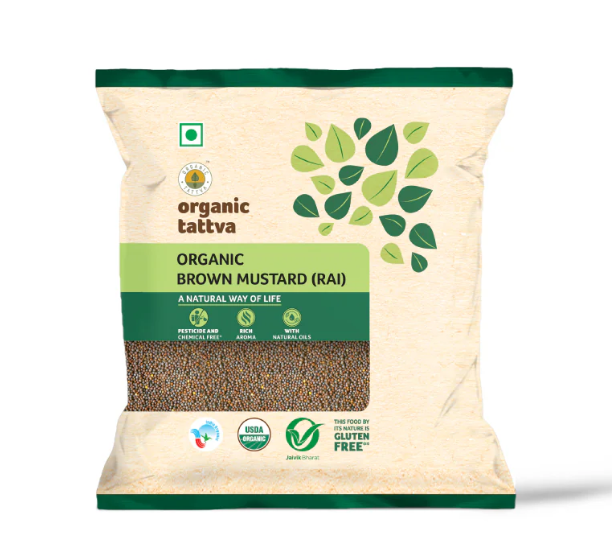 Show details for Organic Tattva Brown Mustard (Rai) - 100 GM Picture of Organic Tattva Brown Mustard (Rai) - 100 GM