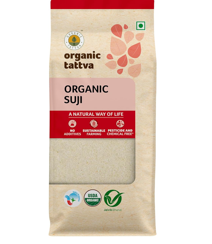 Picture of Organic Tattva Suji - 500 GM