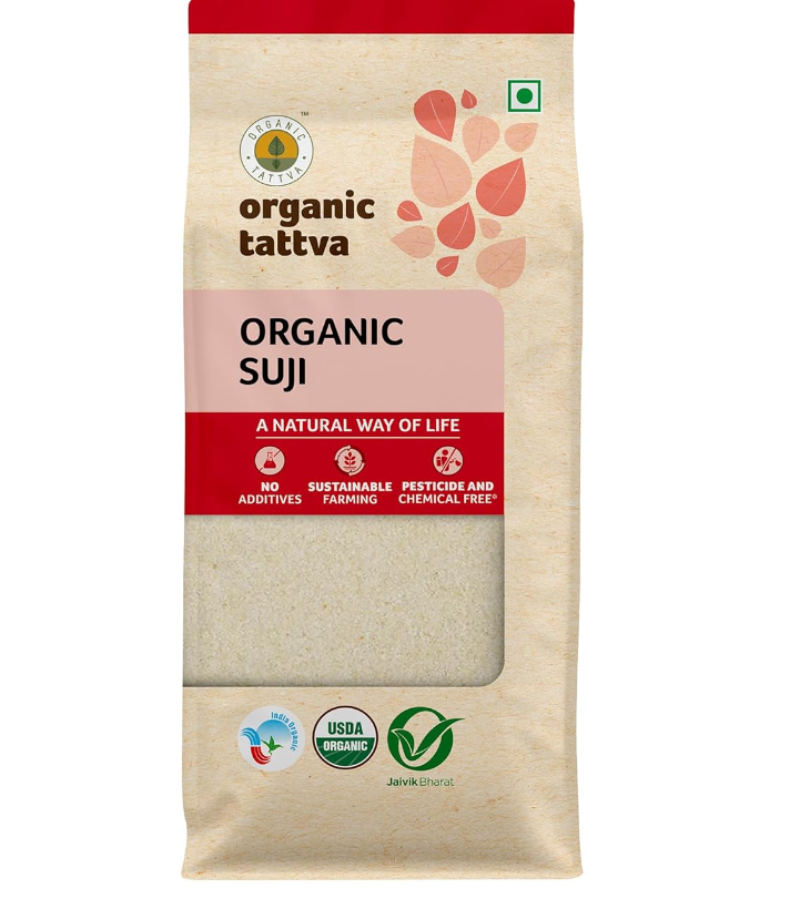 Show details for Organic Tattva Suji - 500 GM Picture of Organic Tattva Suji - 500 GM