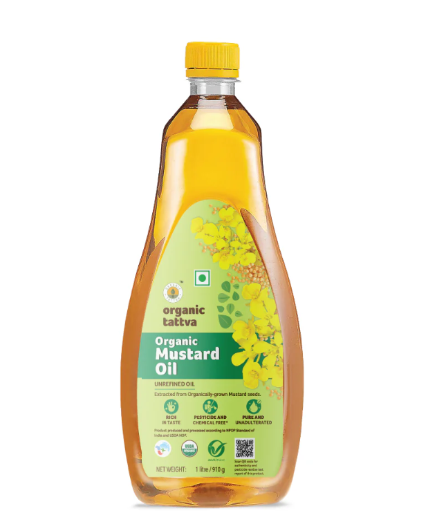 Show details for Organic Tattva Mustard Oil - 1L Picture of Organic Tattva Mustard Oil - 1L