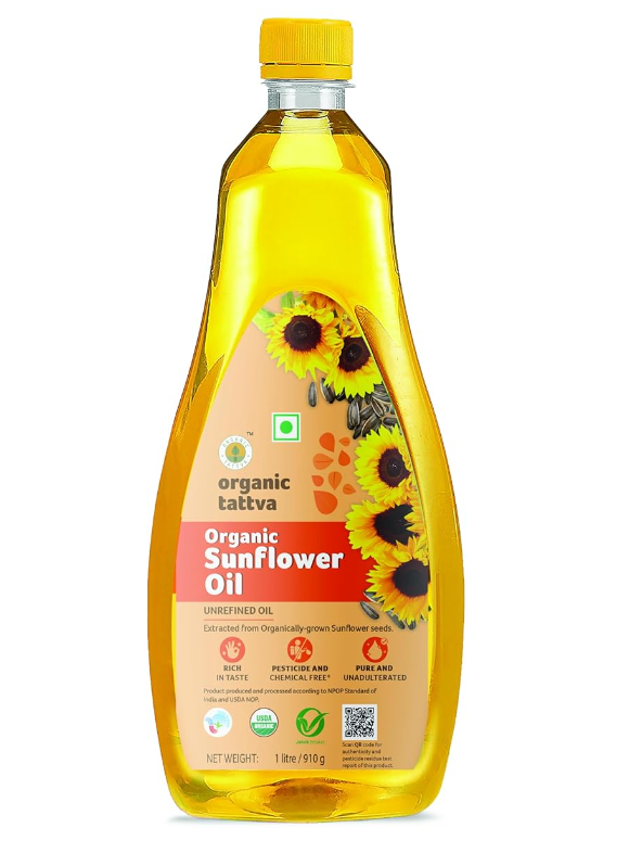 Show details for Organic Tattva Sunflower Oil - 1L Picture of Organic Tattva Sunflower Oil - 1L