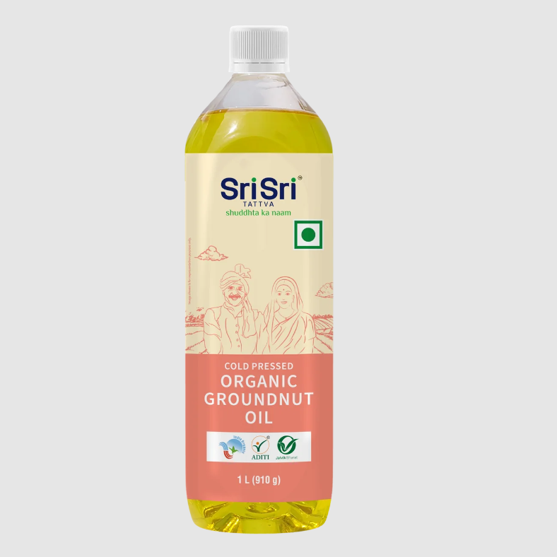 Show details for Sri Sri Tattva Organic Groundnut Oil Bottle - Cold Pressed Unrefined - 1 L Picture of Sri Sri Tattva Organic Groundnut Oil Bottle - Cold Pressed Unrefined - 1 L
