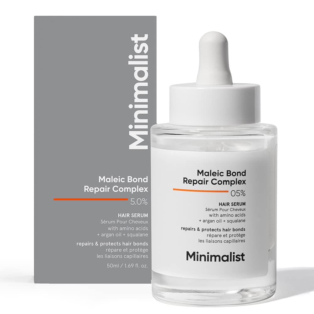 Show details for Minimalist Maleic Bond Repair Complex 5% Hair Serum - 50 ML Picture of Minimalist Maleic Bond Repair Complex 5% Hair Serum - 50 ML