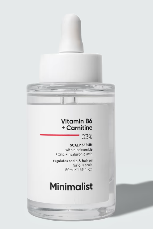 Picture of Minimalist Vitamin B6 + Carnitine 03% Scalp Hair Serum - 50 ML