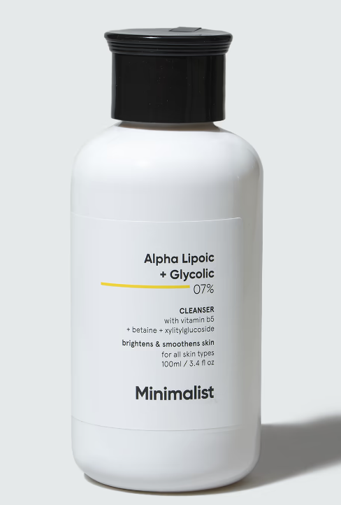 Picture of Minimalist Alpha Lipoic + Glycolic 07% Face Cleanser - 100 ML