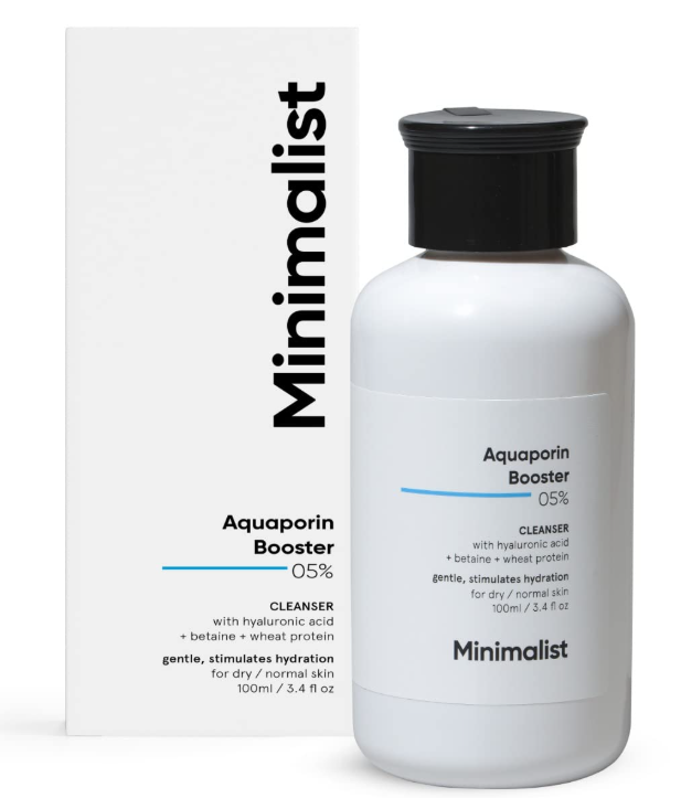 Show details for Minimalist Aquaporin Booster 05% Cleanser - 100 ML Picture of Minimalist Aquaporin Booster 05% Cleanser - 100 ML