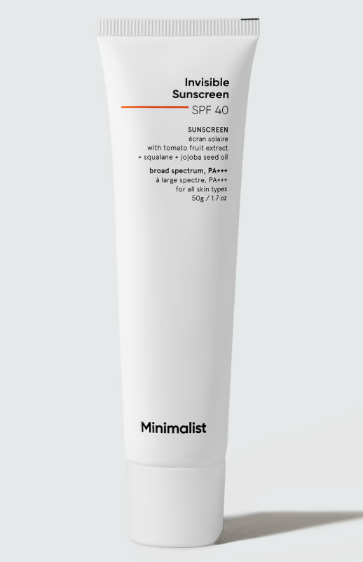 Show details for Minimalist Invisible Sunscreen SPF 40+ PA +++ - 50 GM Picture of Minimalist Invisible Sunscreen SPF 40+ PA +++ - 50 GM