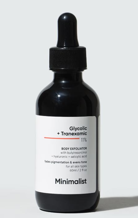 Show details for Minimalist Glycolic +Tranexamic 11% Body Exfoliator - 60 ML Picture of Minimalist Glycolic +Tranexamic 11% Body Exfoliator - 60 ML