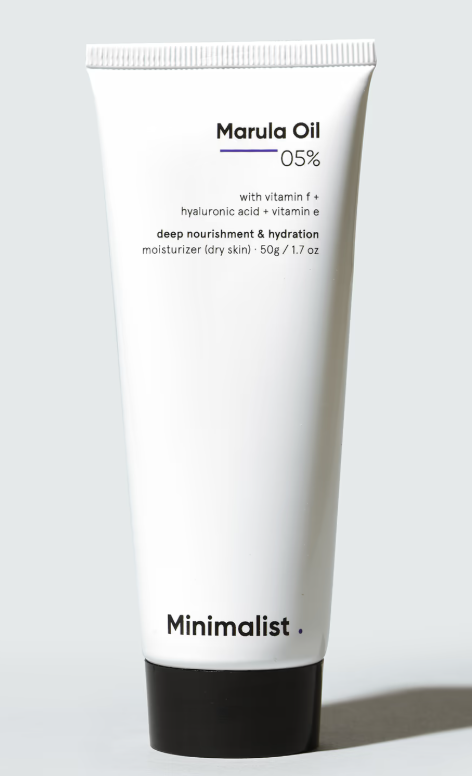 Show details for Minimalist 5% Marula Oil Moisturizer With Hyaluronic Acid & Vitamin F & E - 50 GM Picture of Minimalist 5% Marula Oil Moisturizer With Hyaluronic Acid & Vitamin F & E - 50 GM