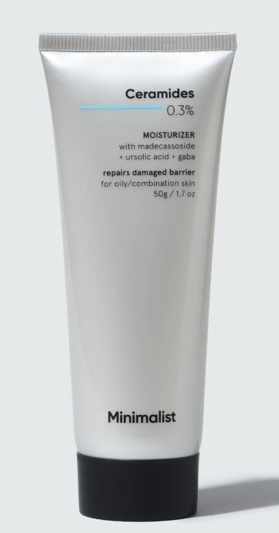 Show details for Minimalist 0.3% Ceramide Barrier Repair Moisturizing Cream - 50 GM Picture of Minimalist 0.3% Ceramide Barrier Repair Moisturizing Cream - 50 GM
