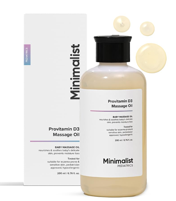 Picture of Minimalist Provitamin D3 Baby Massage Oil - 200 ML