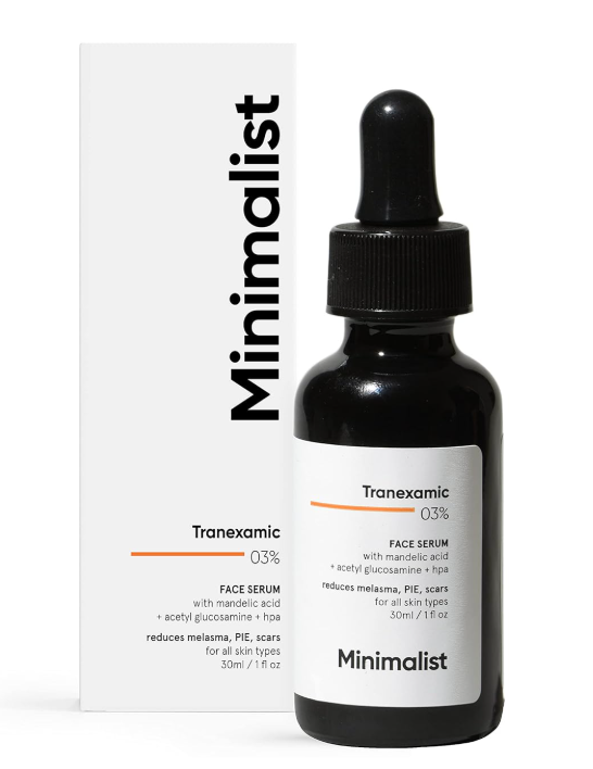 Show details for Minimalist Tranexamic 3% Face Serum - 30 ML Picture of Minimalist Tranexamic 3% Face Serum - 30 ML