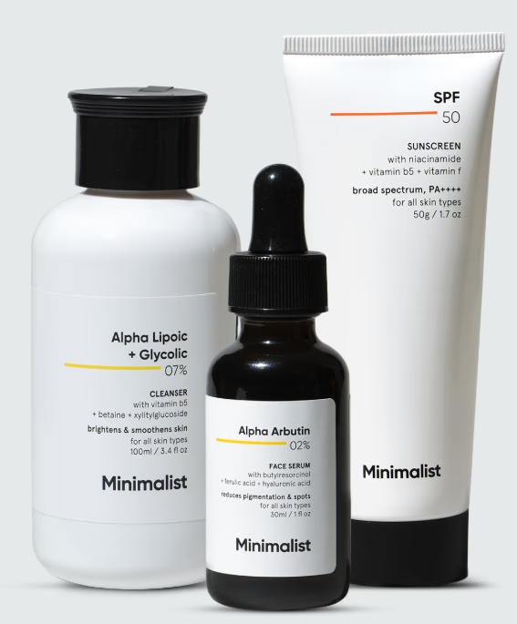 Picture of Minimalist Anti-Pigmentation Kit, Skin Care Routine Kit For Women & Men