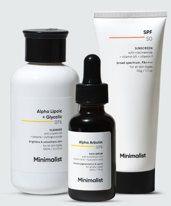Show details for Minimalist Anti-Pigmentation Kit, Skin Care Routine Kit For Women & Men Picture of Minimalist Anti-Pigmentation Kit, Skin Care Routine Kit For Women & Men