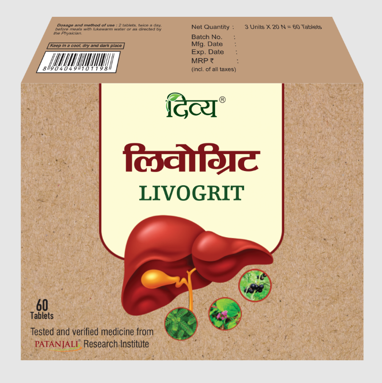 Picture of Patanjali Divya Livogrit Tablet 60 Tab