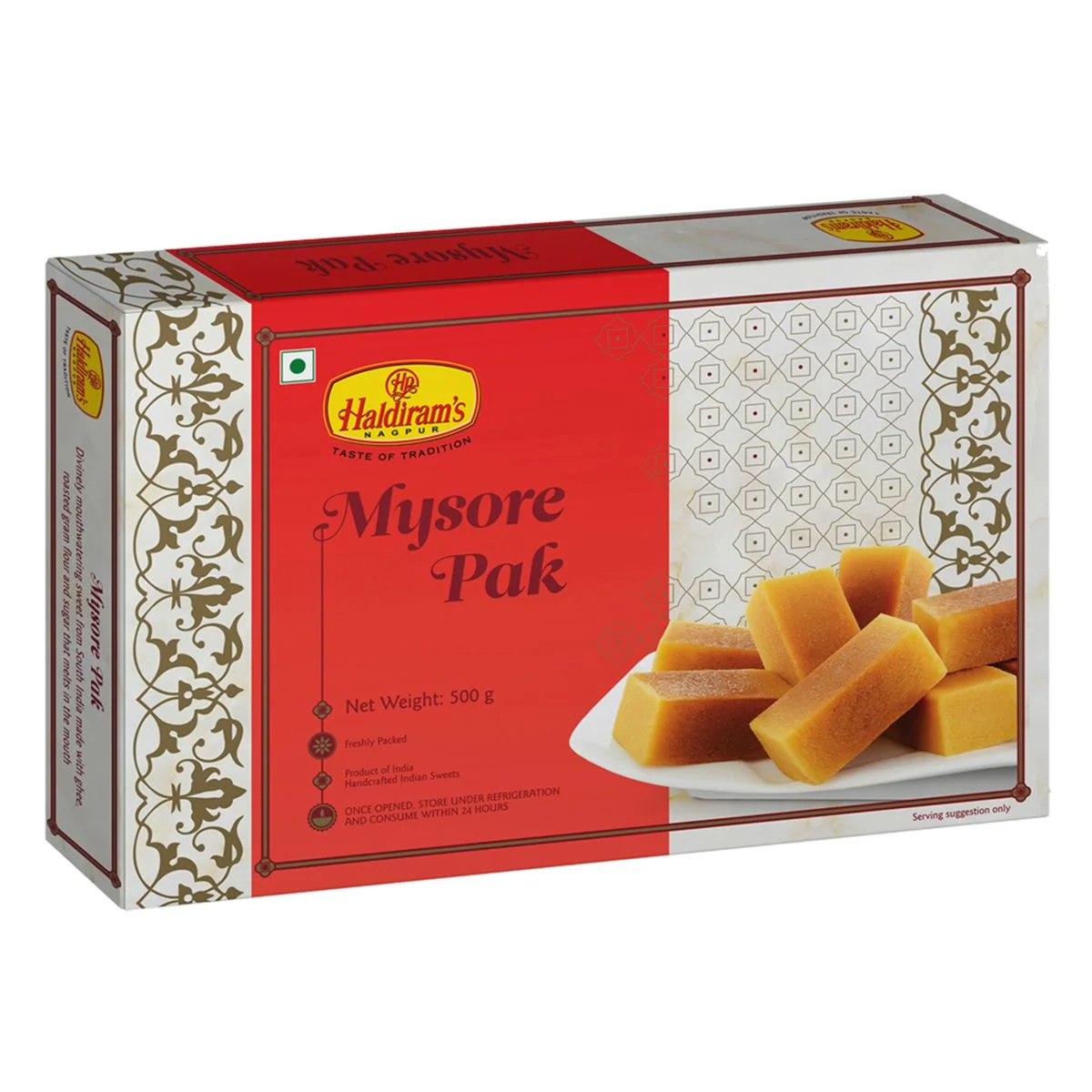 Show details for Haldiram's Mysore Pak - 500 GM Picture of Haldiram's Mysore Pak - 500 GM