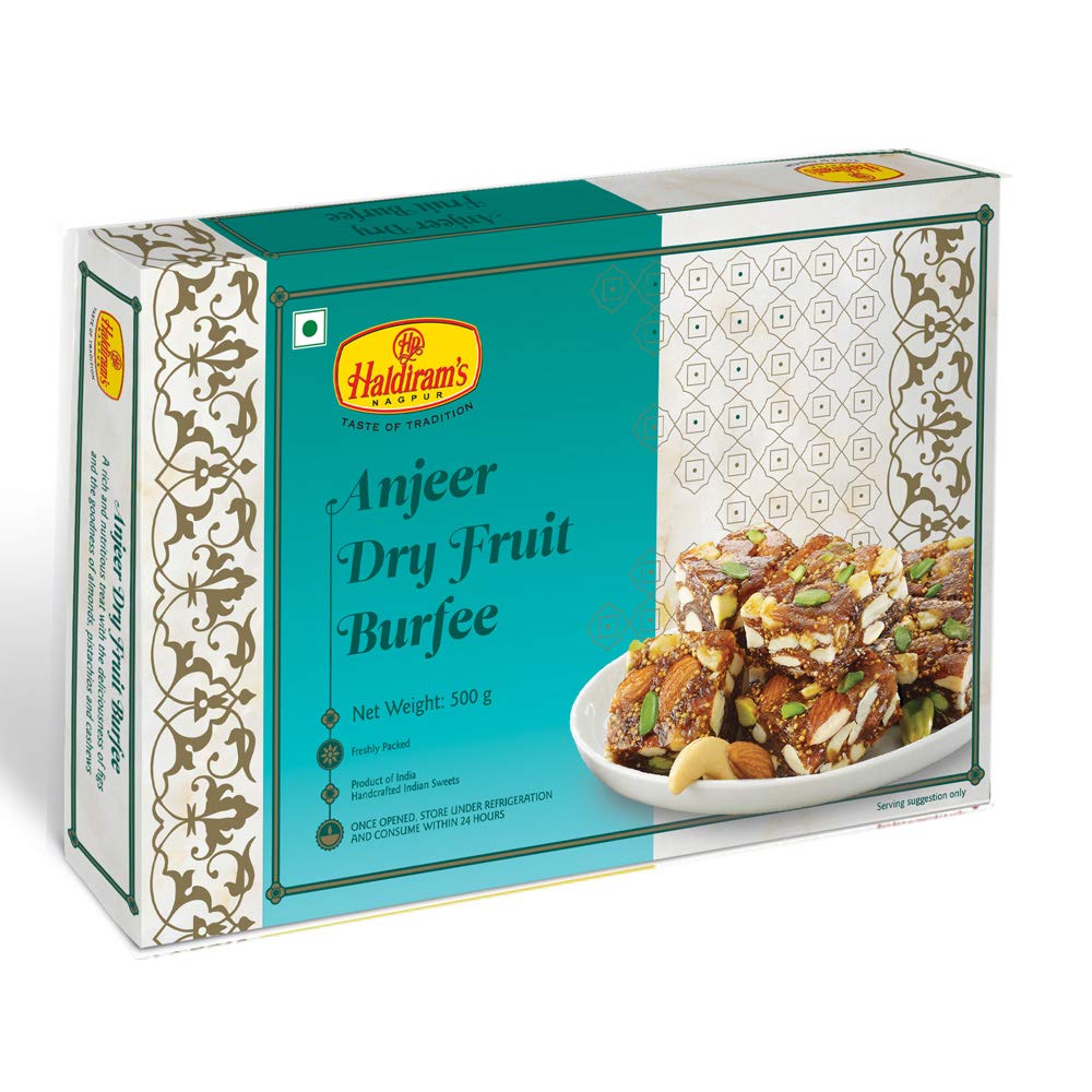 Picture of Haldiram's Anjeer Dry Fruit Burfi - 500 GM