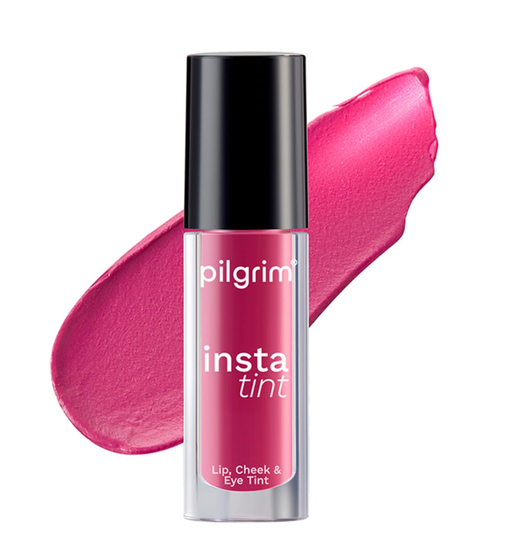Show details for Pilgrim 3 In 1 Lip, Cheek And Eye Tint With Goodness Of Spanish - Pink Filter - 01 - 2.5 ML Picture of Pilgrim 3 In 1 Lip, Cheek And Eye Tint With Goodness Of Spanish - Pink Filter - 01 - 2.5 ML
