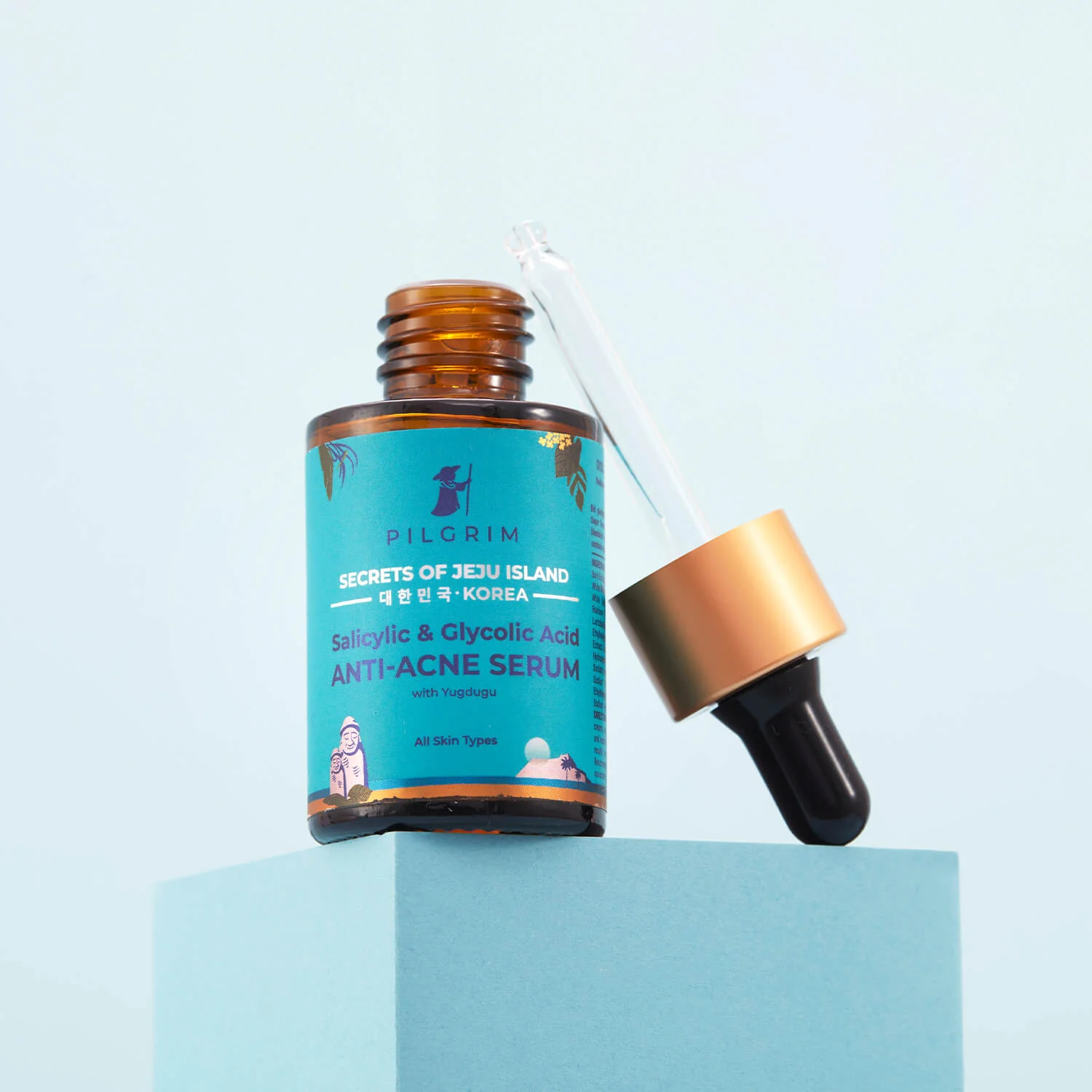 Show details for Pilgrim Korean Salicylic Acid 1% + Glycolic Acid 3% Anti Acne Serum For Oily & Acne Prone Skin - Korean Skin Care - 30 ML Picture of Pilgrim Korean Salicylic Acid 1% + Glycolic Acid 3% Anti Acne Serum For Oily & Acne Prone Skin - Korean Skin Care - 30 ML