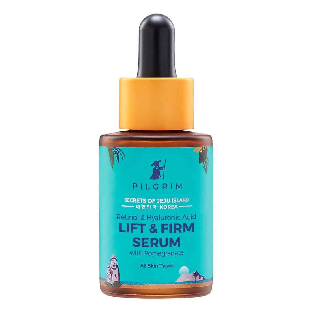 Show details for Pilgrim Korean 0.5% Retinol & 1% Hyaluronic Acid Lift & Firm Anti Aging Serum, Reduce Fine Lines & Wrinkles - 30 ML Picture of Pilgrim Korean 0.5% Retinol & 1% Hyaluronic Acid Lift & Firm Anti Aging Serum, Reduce Fine Lines & Wrinkles - 30 ML