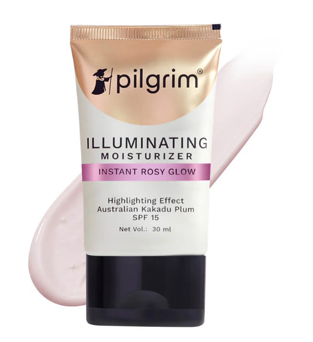 Picture of Pilgrim Illuminating Moisturizer For Instant Rosy Glow & SPF 15 with Australian Kakadu Plum - 30 ML