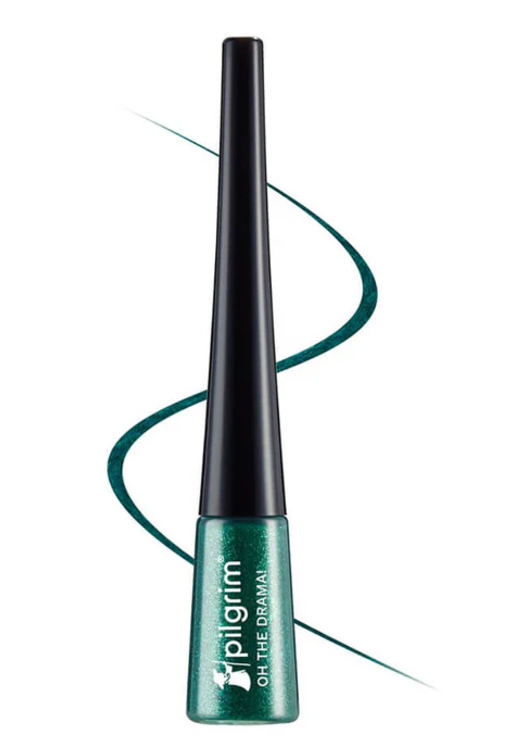 Picture of Pilgrim Metallic Eyeliner Green Envy, Long Lasting & Smudge Proof Enriched With Argan Oil - 3.5 ML